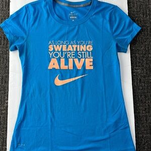 Nike Dri-Fit Blue athletic shirt